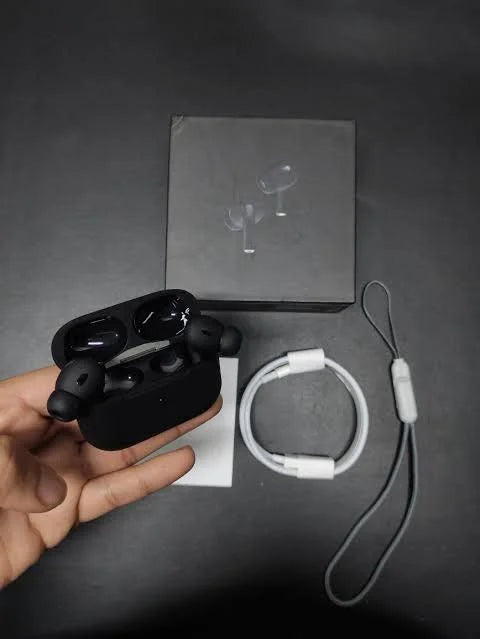 AirPods Pro 2 Black Edition With Buzzer/ Black Color/ Earbuds Black | Bluetooth Wireless Earbuds with Magnetic Charging Case | Compatible with iPhone & Android/ Airpods Pro 2/ Airpods Pro 2nd Generation/ Airpods Bluetooth
