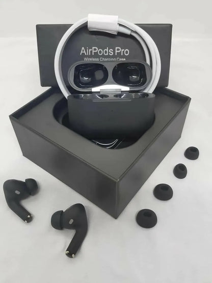 AirPods Pro 2 Black Edition With Buzzer/ Black Color/ Earbuds Black | Bluetooth Wireless Earbuds with Magnetic Charging Case | Compatible with iPhone & Android/ Airpods Pro 2/ Airpods Pro 2nd Generation/ Airpods Bluetooth