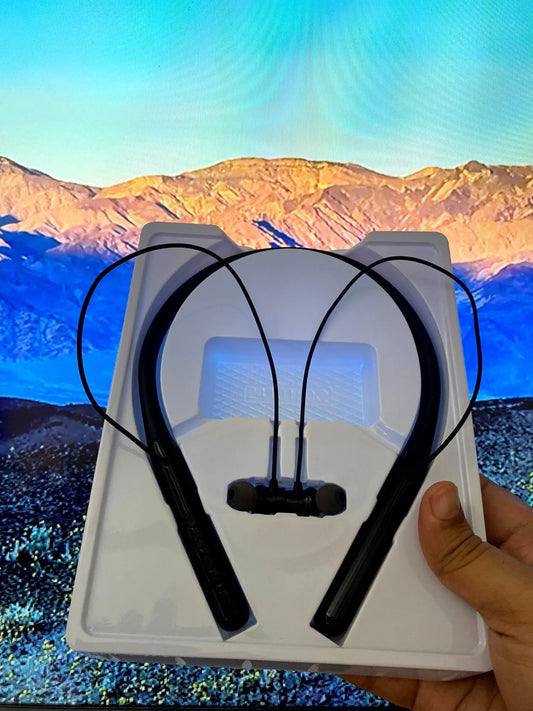 Fontec Nano Wireless Neckband Bluetooth 60 Hours Talk In-Ear Headphones – Stylish Neckband Earphones with SD Card Slot, Hi-Fi Stereo Sound, Built-in Mic & Long Battery – Comfortable Fontec Neckband Wireless Headphones for Music, Sports & Calls